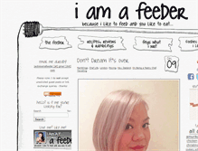 Tablet Screenshot of iamafeeder.net